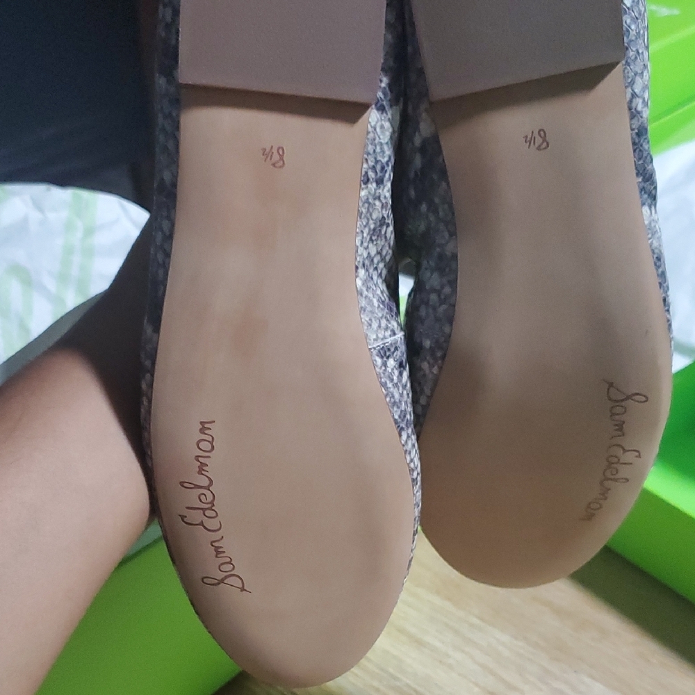Sam Edelman Snakeskin Pattern Flats - Picture 4 of 5